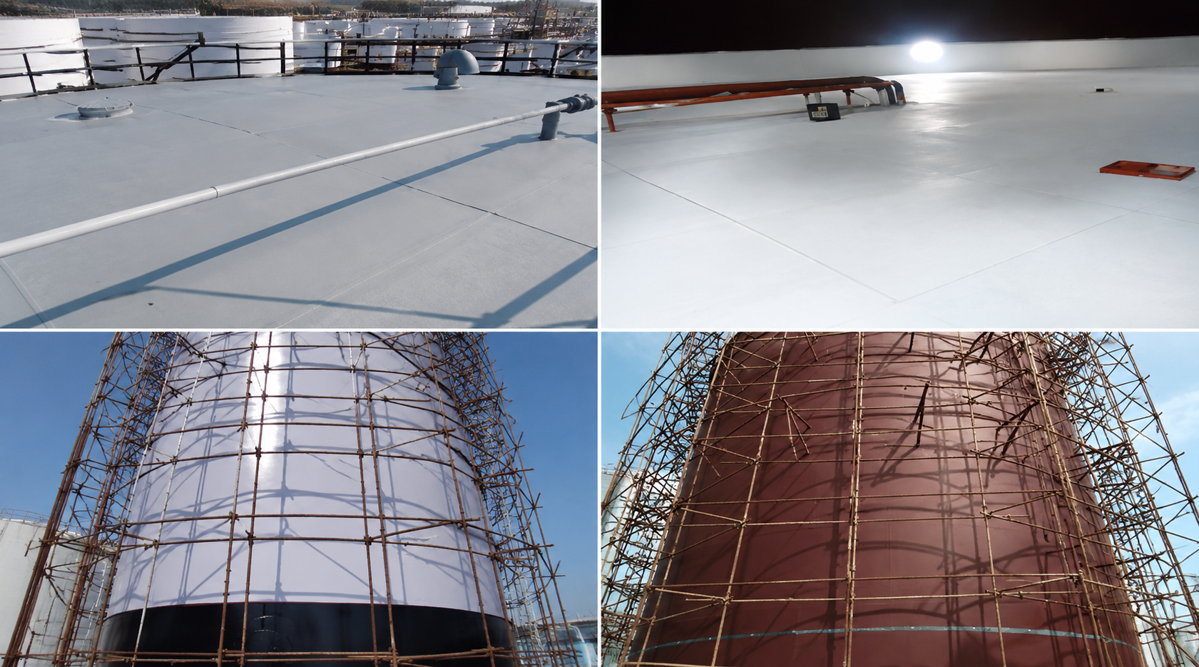 Internal and External Coating on Tanks
